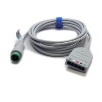 Mindray ECG trunk cable, 3/5 lead, adult/pediatric, 12 Pin, defib-proof, AHA/IEC, 10'