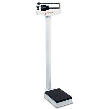 Detecto 437 Mechanical Eye-Level Physician's Scale, Weigh Beam, 450 lb x 4 oz