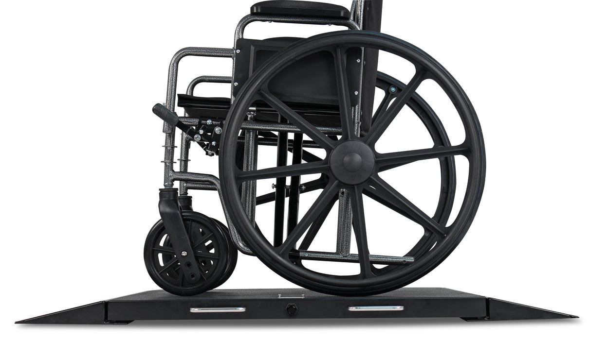 Detecto 6400-AC Digital Wheelchair Scale, Portable, 1000 lb x .2 lb / 450 kg x .1 kg, AC Adapter