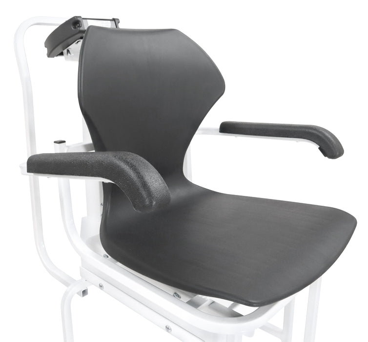 Detecto 6475-AC Digital Chair Scale, 400 lb x .2 lb / 180 kg x .1 kg, AC Adapter