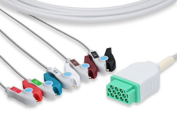GE Healthcare > Marquette Compatible Direct-Connect ECG Cable
