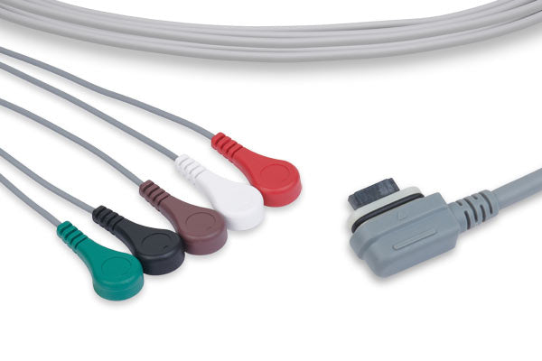 GE Healthcare Compatible ECG Telemetry Leadwire