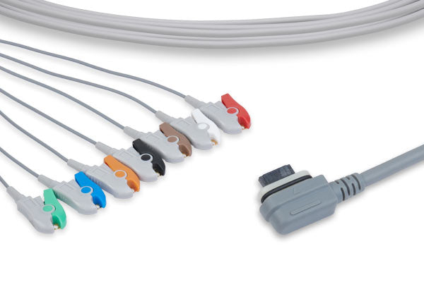 GE Healthcare Compatible ECG Telemetry Leadwire