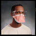 Halyard FLUIDSHIELDª PFR95ª Particulate Filter Respirator & Surgical Mask, Polyurethane Headband, Regular Size, Orange, 35/pkg, 6 pkg/cs