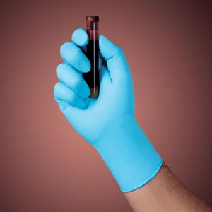 Halyard Blue Nitrile Exam Gloves, X-Large, 100/bx, 10 bx/cs 