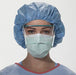Halyard Surgical Mask, Anti-Fog, Green, 50/bx, 6 bx/cs 